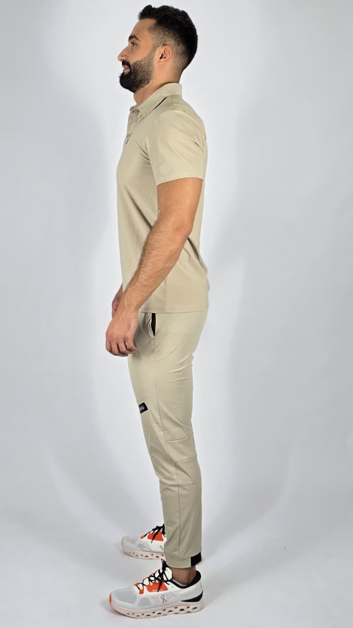 On Cloud men's Performance Polo & Training Pants Set | Technical Athleticwear