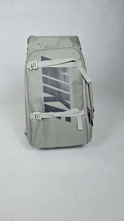 Nike Men's Utility Duffle Bag | Grey Training Duffle with Graphic