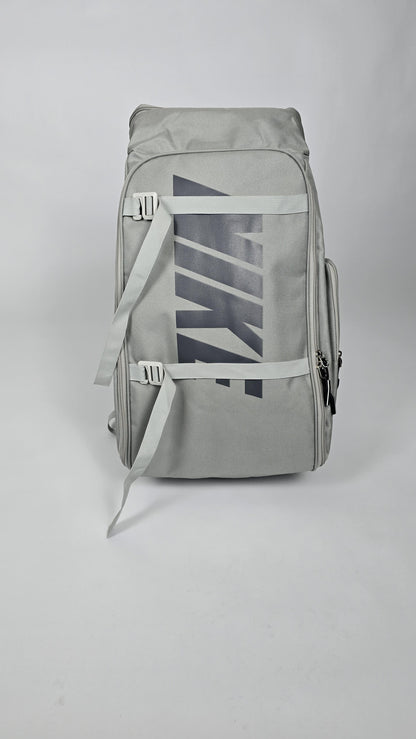 Nike Men's Utility Duffle Bag | Grey Training Duffle with Graphic