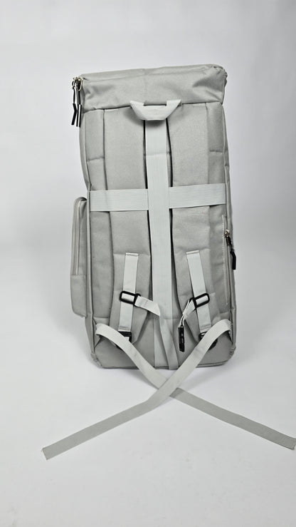 Nike Men's Utility Duffle Bag | Grey Training Duffle with Graphic