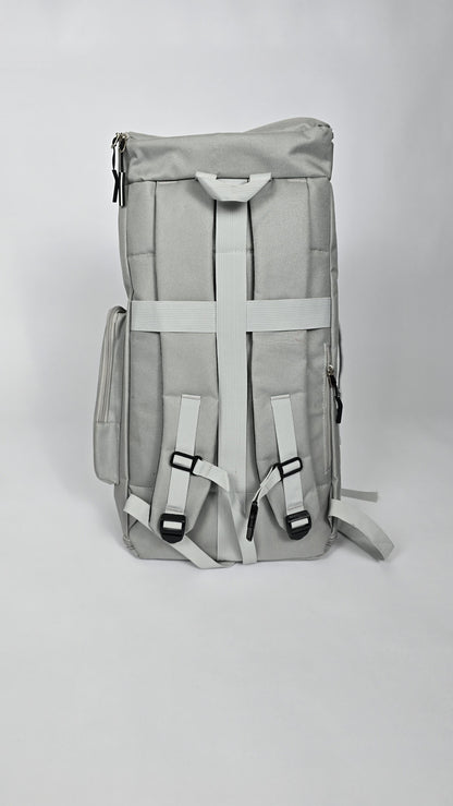 Nike Men's Utility Duffle Bag | Grey Training Duffle with Graphic