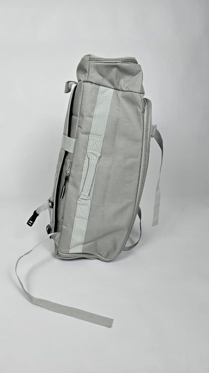 Nike Men's Utility Duffle Bag | Grey Training Duffle with Graphic