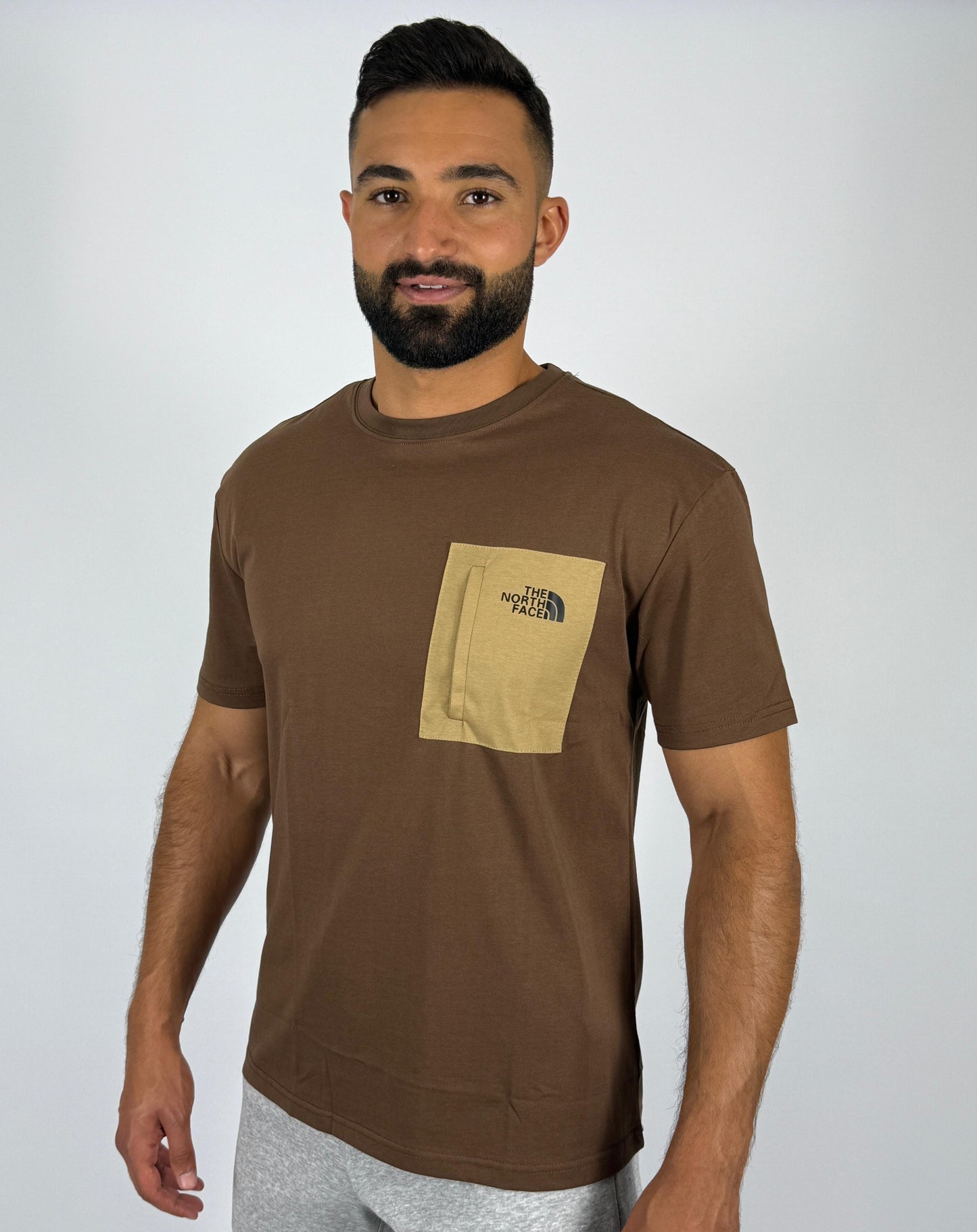 The North Face Brown Pocket Tee - Casual Comfort
