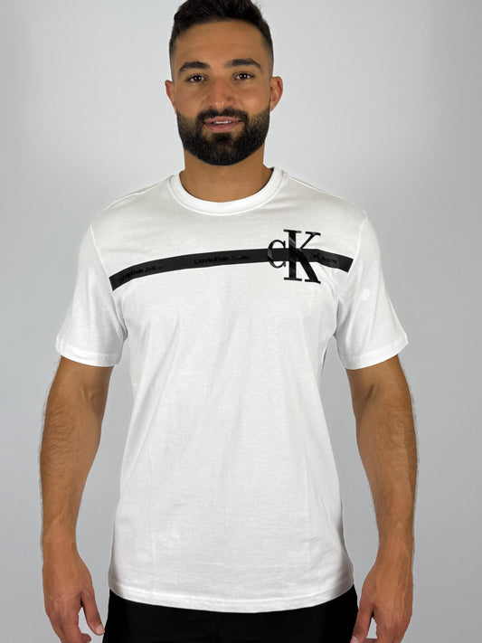 Men's Calvin Klein Monogram Stripe Tee
