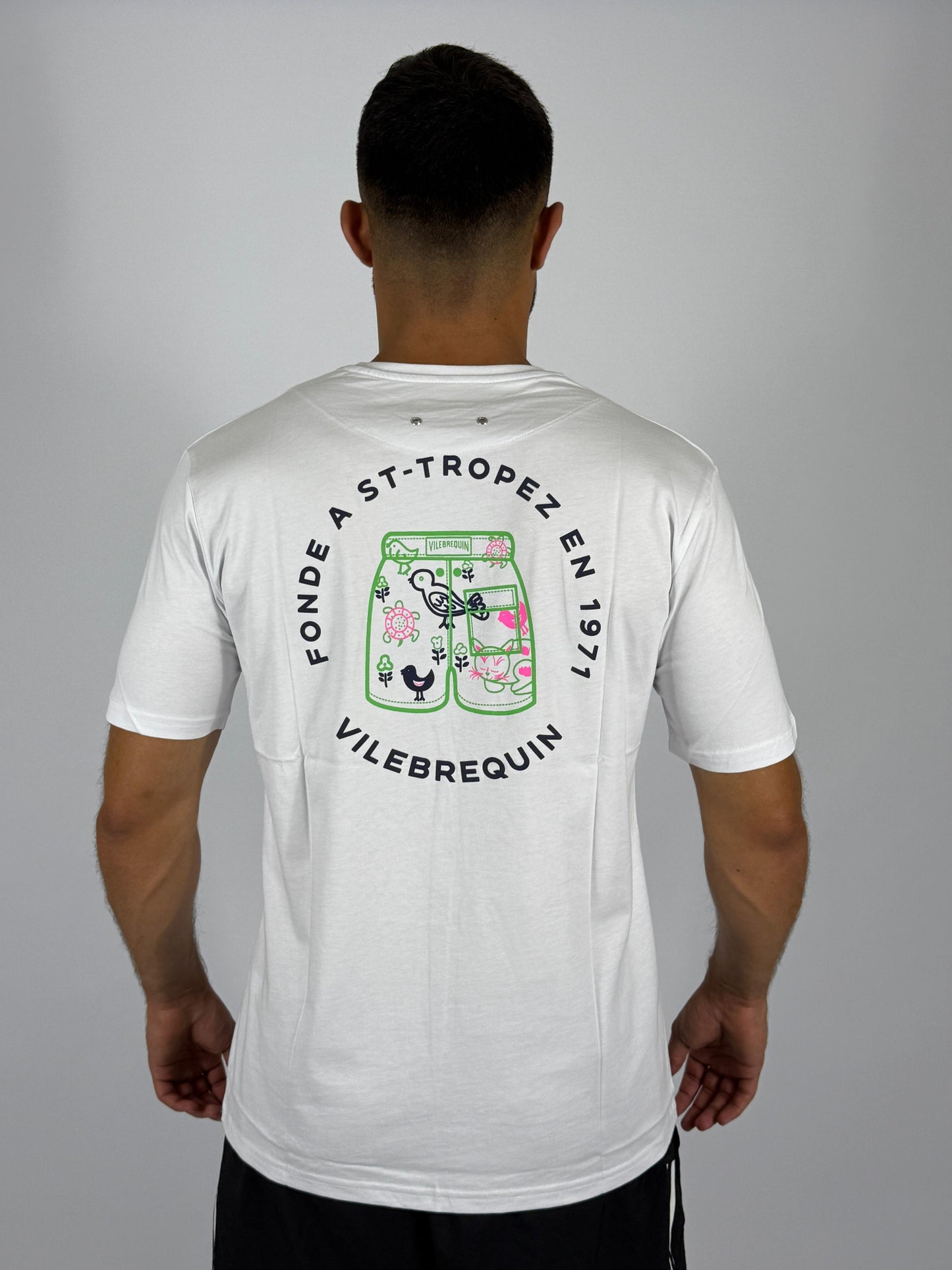 White Vilebrequin St-Tropez 1971 Graphic Tee