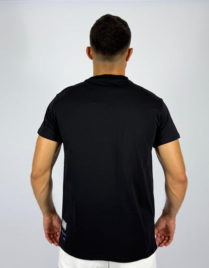 Men's Jordan x PSG Vertical "Paris" Logo T-Shirt - Black Football & Basketball Crossover Tee