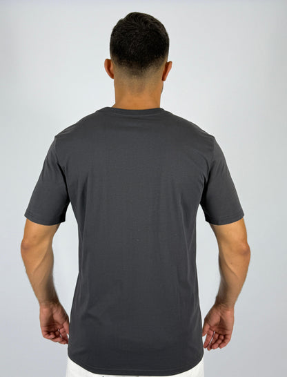 Men's Nike Sportswear Gradient Pixel Swoosh T-Shirt - Dark Grey Graphic Tee