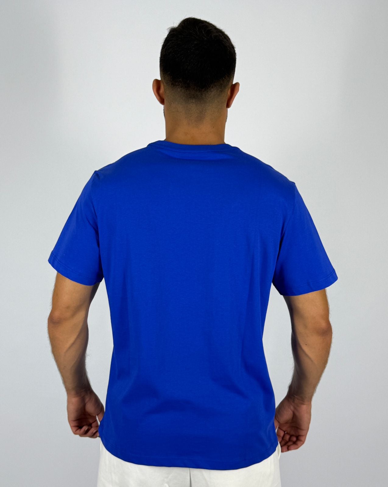 Men's Nike Sportswear Retro Script Logo T-Shirt - Royal Blue Heritage Tee