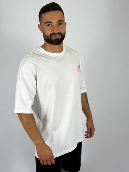 Men's Nike Sportswear Tropical Palm Tree T-Shirt - White Summer Graphic Tee