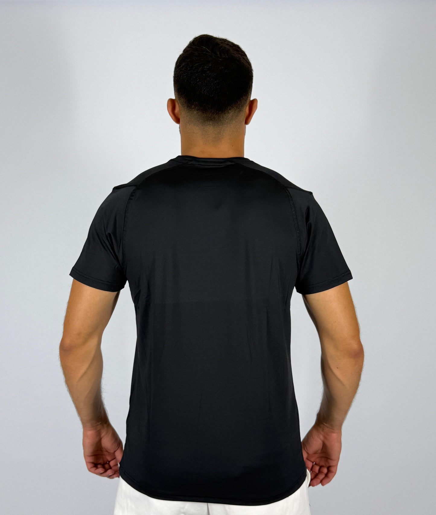 Men's Adidas Core Performance T-Shirt - Black with Grey Logo Training Tee