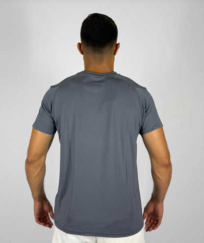 Men's Adidas Core Performance T-Shirt - Dark Grey with Grey Logo Training Tee
