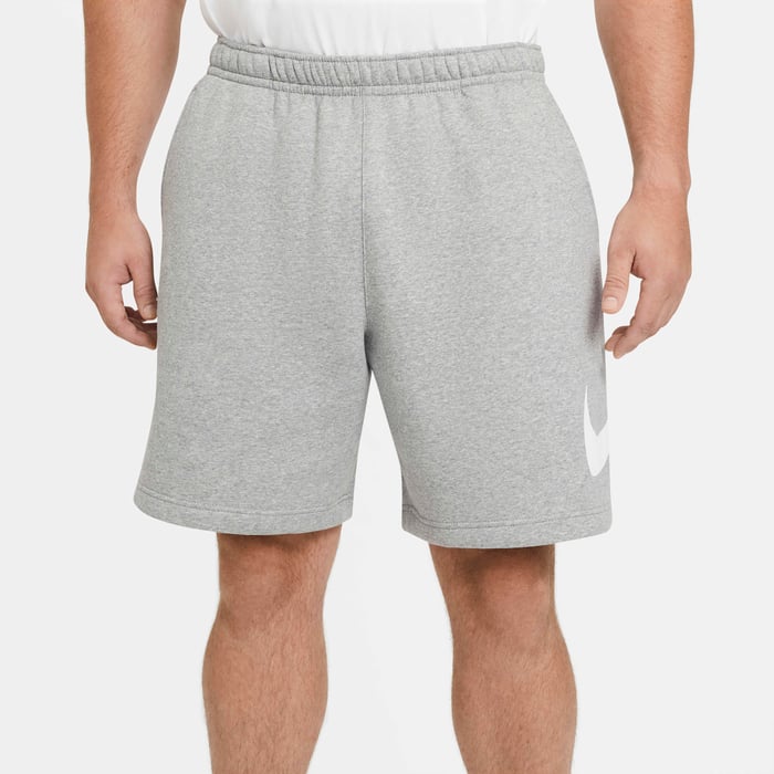 Nike Sportswear Club Swoosh Shorts – Heather/Dark Grey